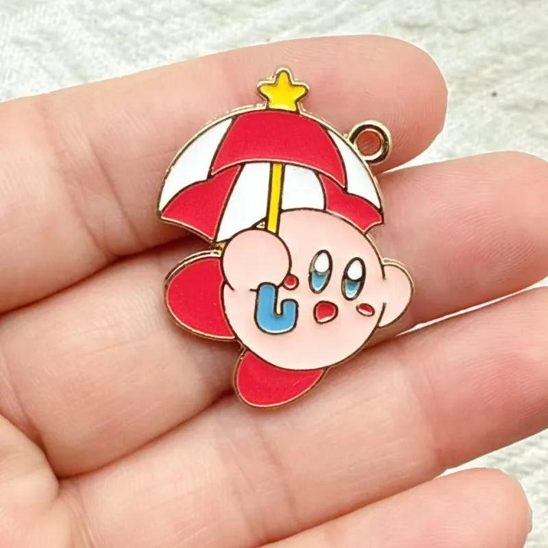 10Pcs/lot Cute Cartoon Enamel Charms Pendant for Cosplay DIY Earrings Jewelry Make Bracelet Earrings Handmade Accessory