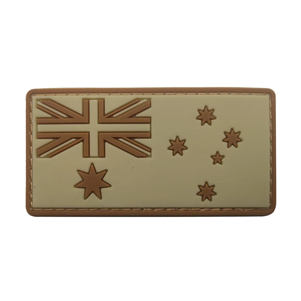 Australia Flg Australia Flag PVC Embroidery Armband Velcro Morale Badge Backpack Patch Stick on clothes backpacks