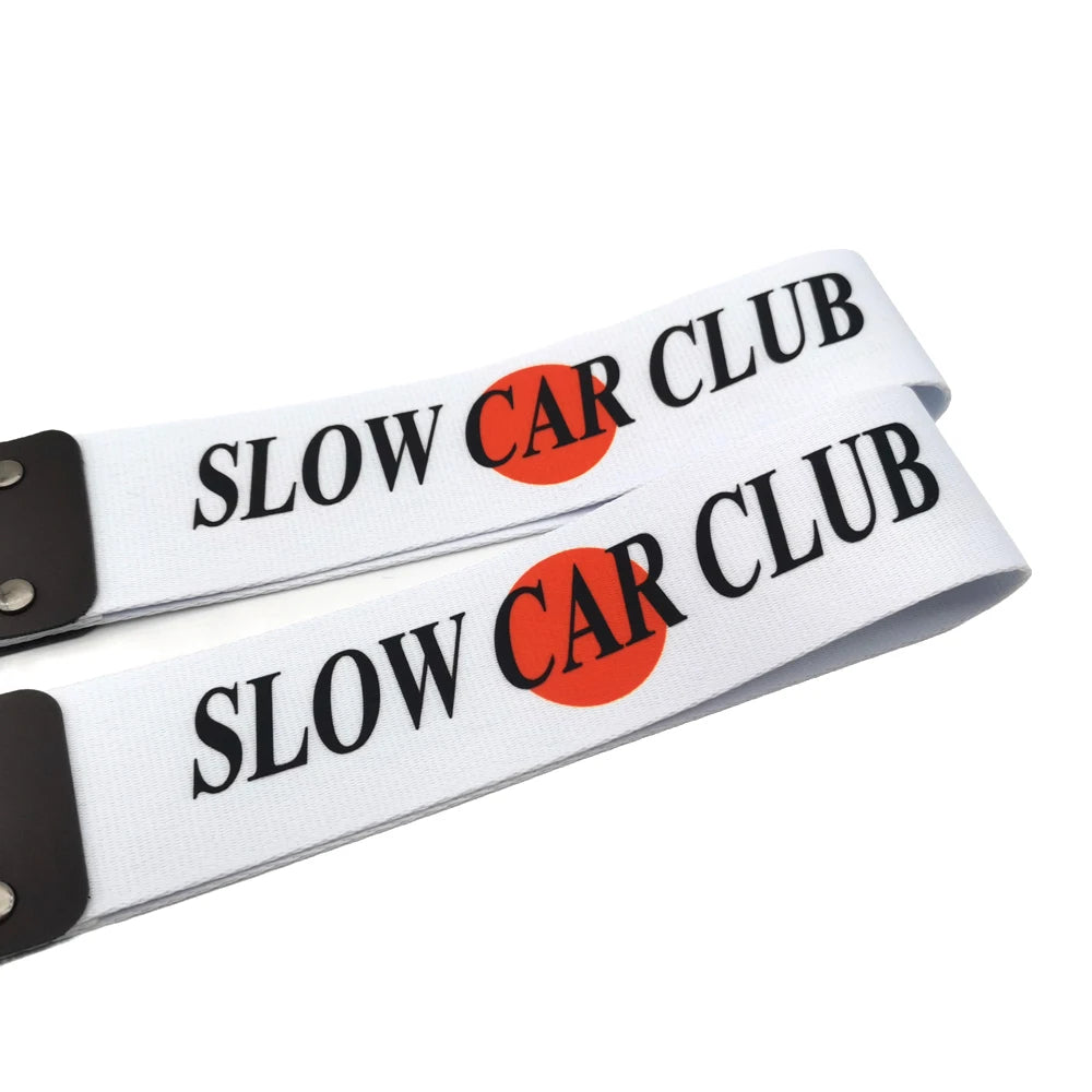 JDM Racing Culture Style Tow Strap Universal Race Towing Car Motorcycle Trailer Ropes Bumper Hook Belt Pendant