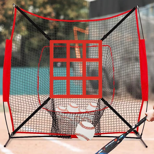 Baseball Practice Net Practice Accuracy Training Throwing Baseball Softball Pitching Target Baseball Pitching Net Training Aids