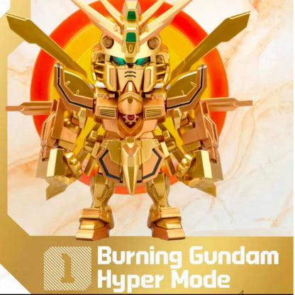 2026 Qmsv Mini Gold Team Gundam Blind Box Q Version Figure Golden Coating Hidden Style Desktop Decor Toy Gift For Gundam Fans