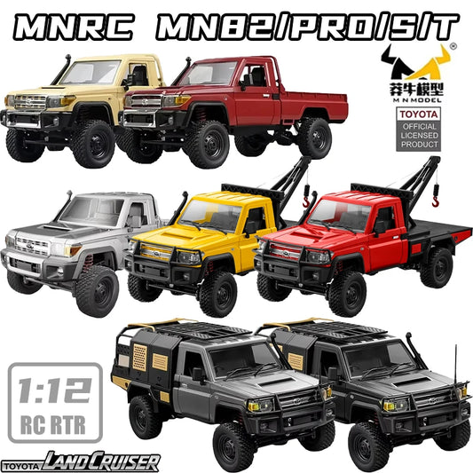 MN Model Vehicle MN82S 82T Remote Control Truck for Crane 1/12 Upgrade the Internal Components Controllable Hook Children Gifts