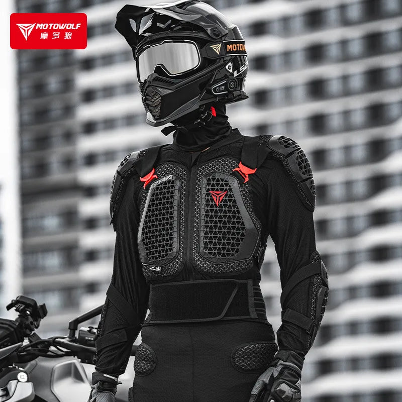 Motorcycle Jacket Men Women Motorcycle Full Body Armor Jacket Moto Turtle Motocross Racing Jacket CE Approved Protective Gear
