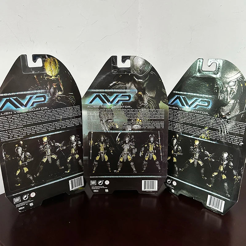 In Stock Celtic Predator Masked Scar Predator Figure Alien Action Figure Toys Collection Model Toys Joint Movable Gift for Kids