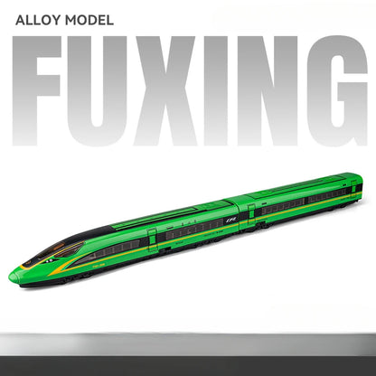 1/87 High Speed Railway Alloy Train Models Car Toys Magnetic Connect Doors Opened Train Model For Hobbyists Hobby Collections