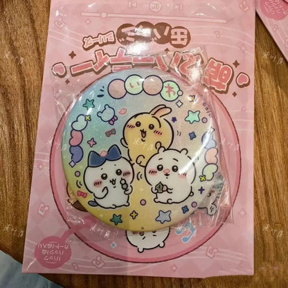 Cartoon Badge Pin Decoration Peripheral Cute Tinplate Hachiware Hachiware Usagi Usagi Gift School Bag Pendant