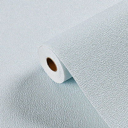 3D Linen Wall Paper Self-Adhesive Bedroom Warm Background Wallpaper Household Decor Waterproof Moisture-Proof Foam Wall Sticker