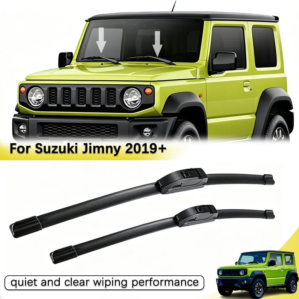 16" 18" Front Window Windshield Wiper Blades Set for Suzuki Jimny 2019-2026 JB64 JB74 Windscreen Wiper Car Exterior Accessories