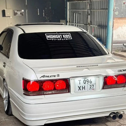 Midnight Kids JDM Car Decal Waterproof Vinyl Sticker Trendy Drift Auto Window Exterior Decor