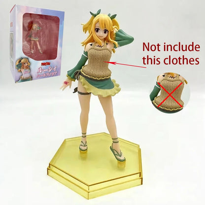 FAIRY TAIL Lucy Heartfilia Anime Girl Figure Erza Scarlet/Natsu Dragneel/Mirajane Strauss Action Figure Model Doll Toys Gifts