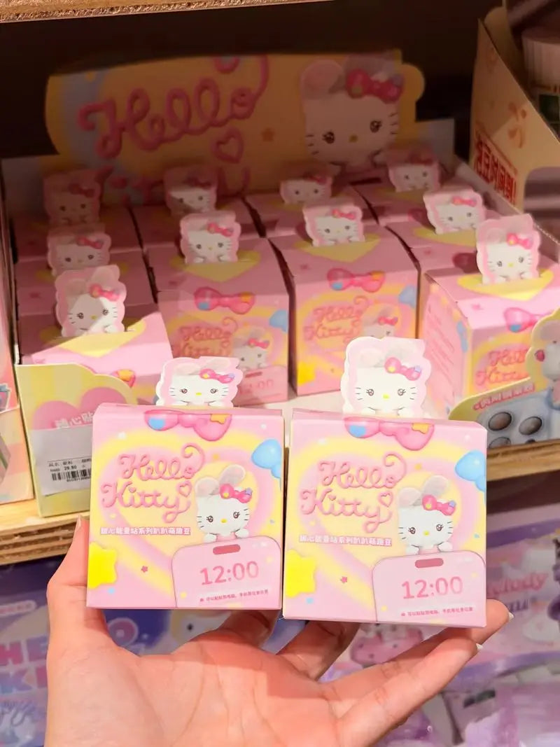 New Sanrio Hello Kitty Sweet Energy V1 V2 V3 Series Blind Box Lying Down Cute Mini Collection Desktop Ornament Fashion Gift