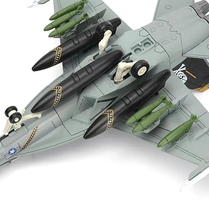 1:72 Scale Replica F18 F-18 VF103 Grumman Tomcat Super Hornet F/A-18F Pirate Flag Fighter US Navy Plane Military Model Toys Kids