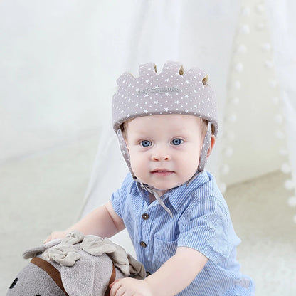 Baby Helmet Cap Newborn 6 18 Month Toddler Kids Adjustable Anti-impact Helmet Safety Baby Crawling Walking Head Protection Cap