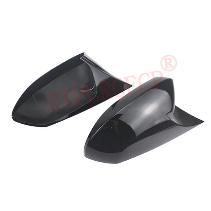 ABS 2x Mirror Cover Car Side Rearview Mirror Cap Cover Shell Sticker Black for Toyota GR Yaris RZ RC XP210 2020-2025 2026