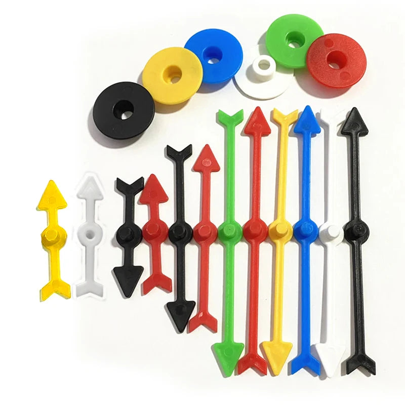 6PCS10CM 4.5cm 7.5cm 4inch Arrow Disc-Spinning Plastic Pawn/Chess For Board Game And Card Game Accessories