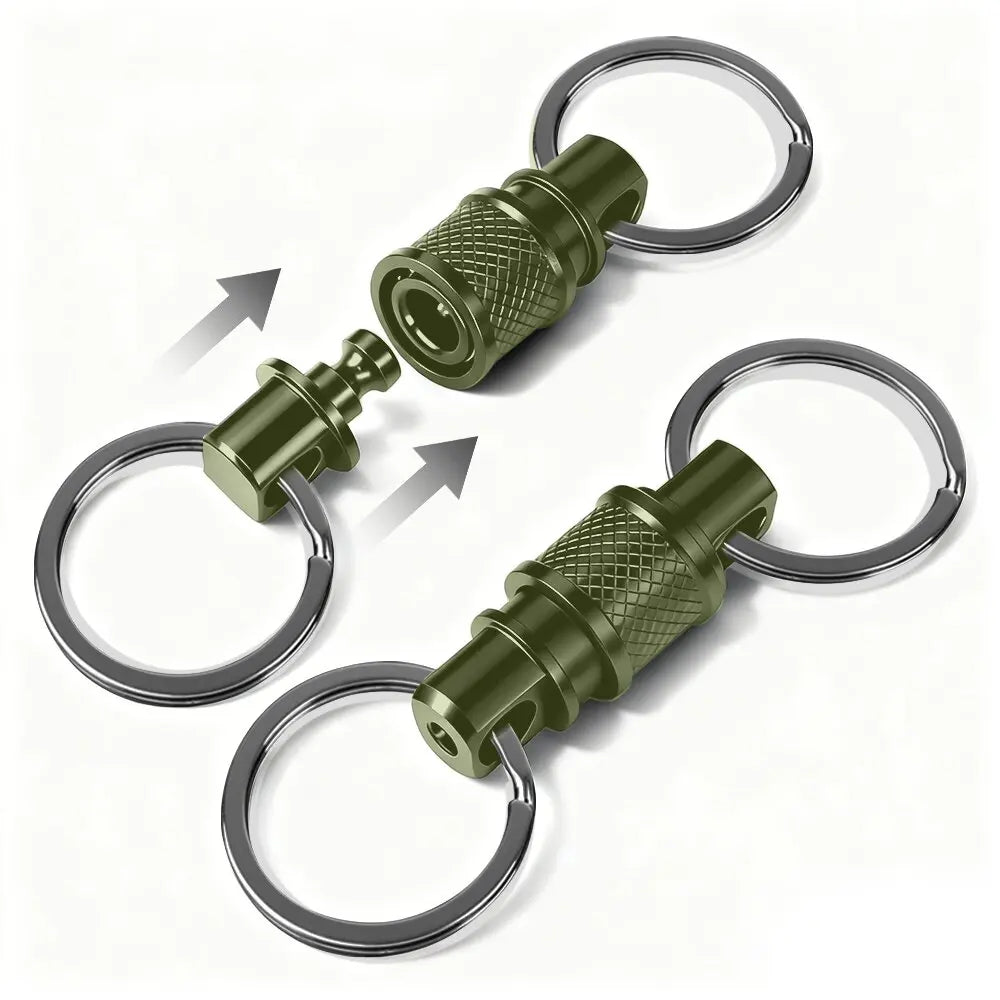 Quick Release Pull Apart Key Rings Detachable Retractable Key Chain for Men And Women Handy Accessory
