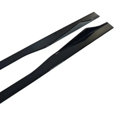 For BMW M2 F87 M2C 2014-2021 glossy black Side Skirts Side bumper Splitters glossy black Side skirt Cupwings Apron Side panel