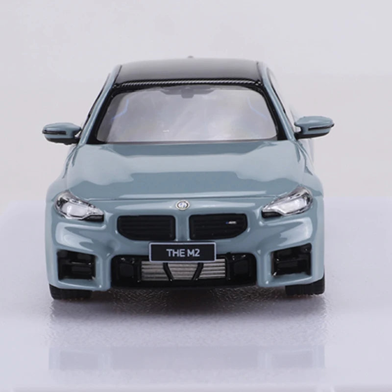 Howie Model 1:64 M2 G87 Gray Alloy Simulation Car Model Toy Collection Display Piece