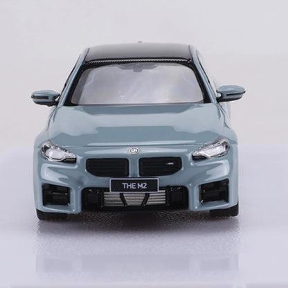 Howie Model 1:64 M2 G87 Gray Alloy Simulation Car Model Toy Collection Display Piece