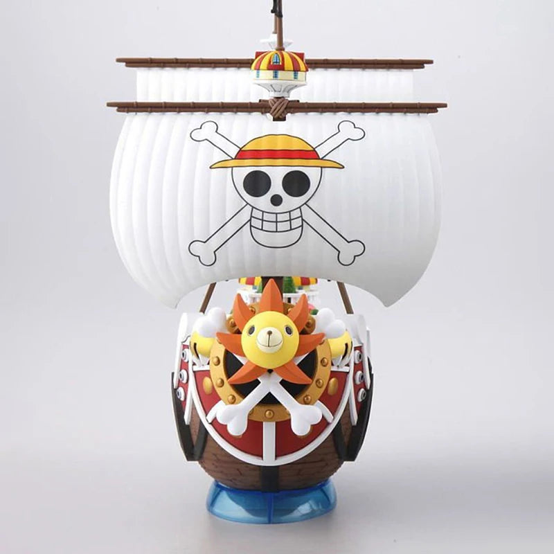 One Piece Thousand Sunny Ship Assembly Model Anime Pirate Ship Collectible Building Decoration Figure Cartoon Toys Gift for Fans