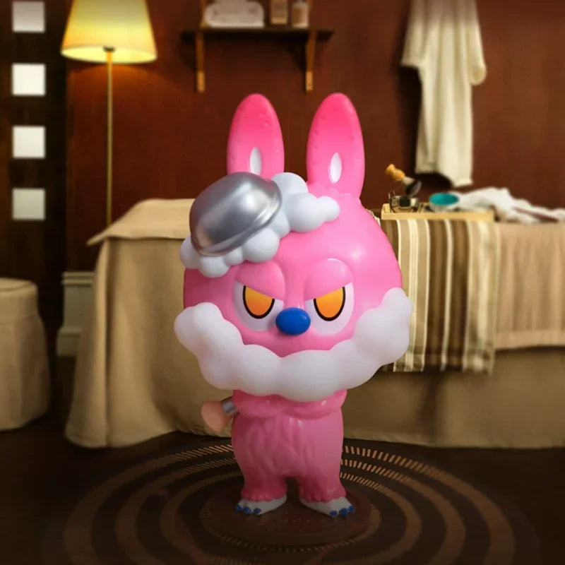 POPMART LABUBU THE MONSTERS HAIR SALON Series Blind Box Anime Action Figure Guess Bag Ornament Figurines Desktop Dolls Model