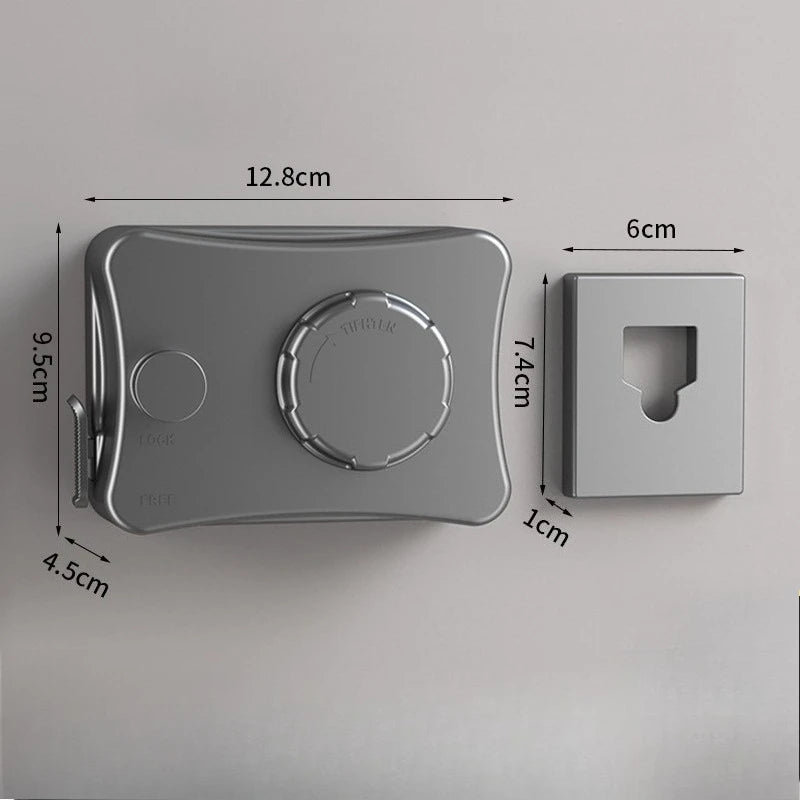 1pcs Retractable Clothesline Double Line Retractable Wall Mounted Washing Clothes Hanger Laundry Balcony Invisible Drying Lines