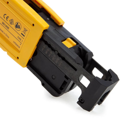 DEWALT DCF6202 Collated Drywall Screw Gun Attachment, 360°Rotation Slim Nose Removable Shoe for Tight Corners Tool-Free Cleaning