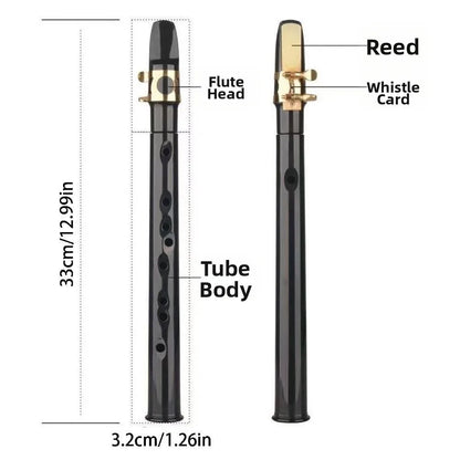 Mini Portable Saxophone Lightweight with Carrying Bag Woodwind Instrument 8-Hole Classical Pocket Saxophone