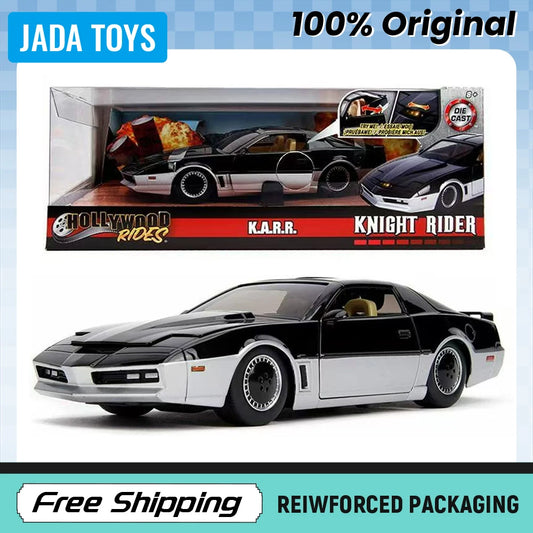 In Stock JADA 1:24 Knight Rider K.A.R.R.1982 Pontiac Firebird Alloy Die-cast Car Model Original Box Gifts Collecting hobbies