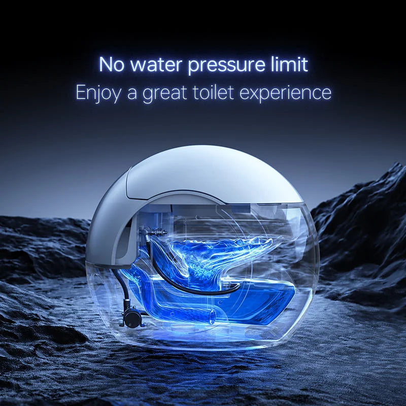 Modern Egg Smart Toilet Intelligent Bidet Luxury One-Piece Electric Water Closet LED Automatic Flush Heated Seat for Hotel Home
