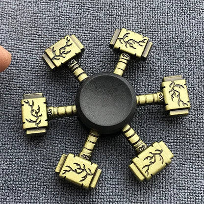 New Bronze Metal Alloy Fidget Spinner R188 Mute Bearing Hand Spinner Fingertip Gyro Stress Relief Toys Gifts