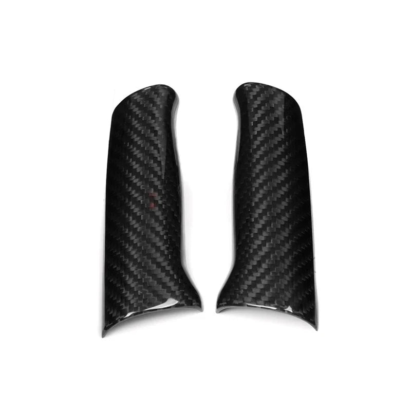 Real Carbon Car Gear Shift Handbrake Knob Trim Car Accessories For Mazda MX-5 Miata ND RF Fiat Abarth 124 Spider 2016-2024