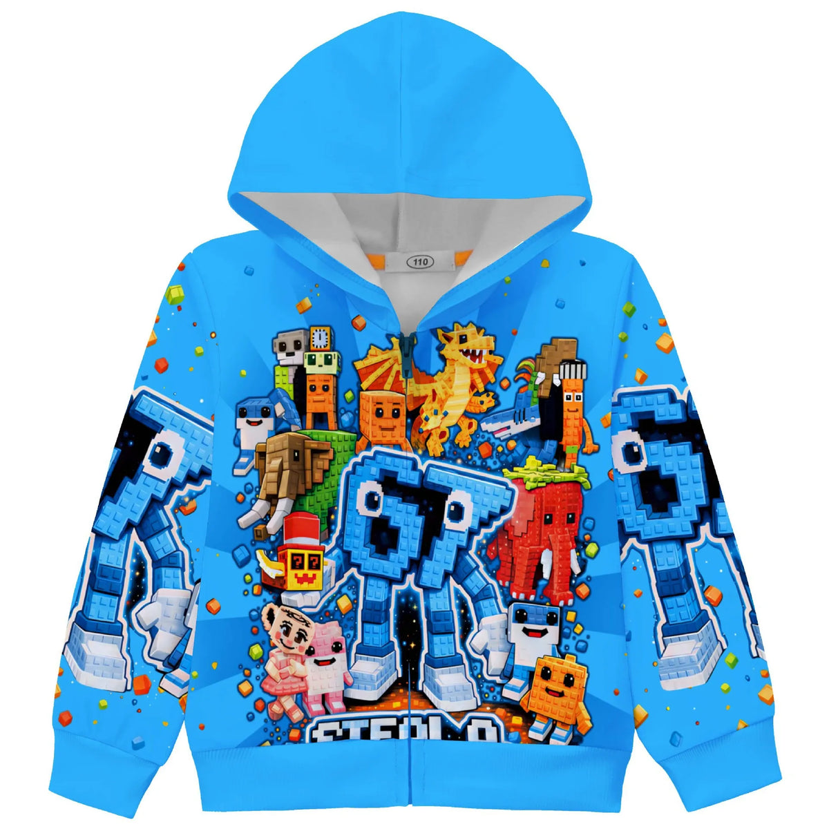 Hot Six Seven Zip Up Hoodies Children's Funny 67 Steal A BrainRot Sweatshirts Clothes Girl Boy Zipper Casual Fashion Tops