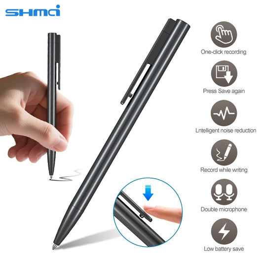 Voice Recorder Professional Recording Pen Voice Recorder Sound Recorder Intelligent Noise Reduction Auto Easy to Use 16G 32G 64G