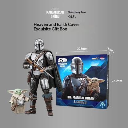 ZD Toys In Stock Star Wars The Mandalorian And Grogu Action Figure Movable Joints Collectible Model Desktop Display Toys Gift