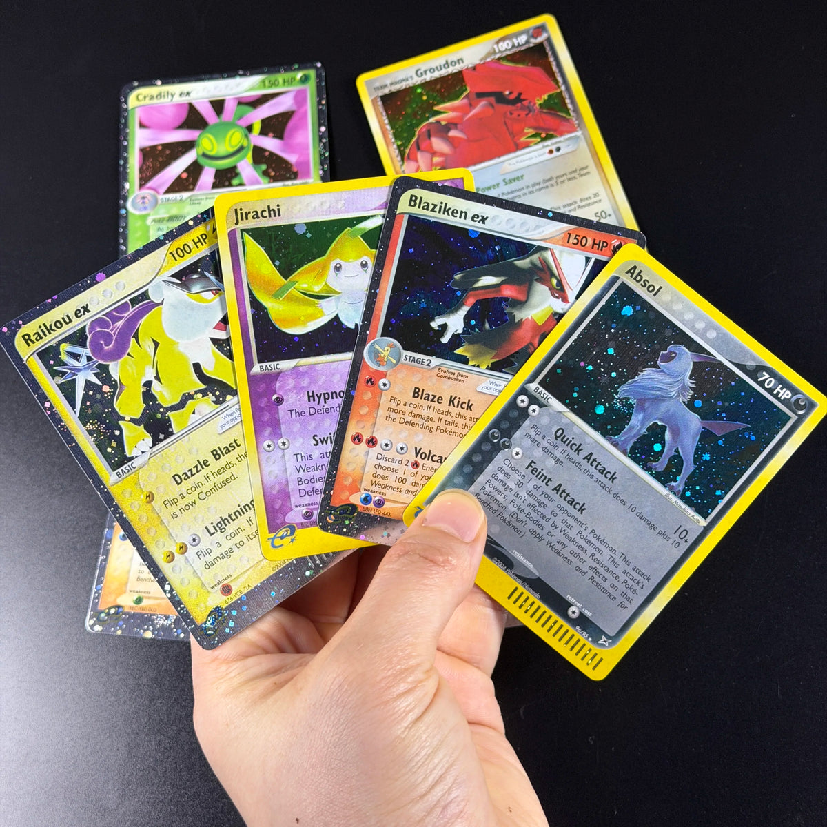 PTCG Full Box Cosmos Holo Multi-Series Meta Staple Charmander Mewtwo Infernape Gengar Blastoise Rayquaza Proxy Cards
