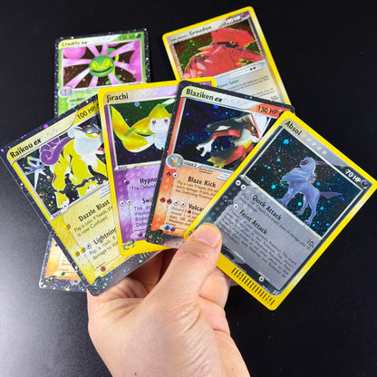 PTCG Full Box Cosmos Holo Multi-Series Meta Staple Charmander Mewtwo Infernape Gengar Blastoise Rayquaza Proxy Cards