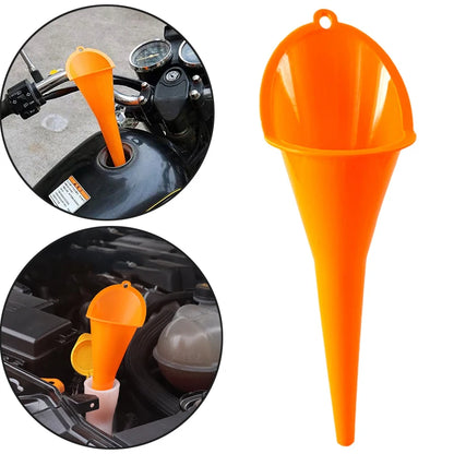 Car Long Stem Funnel Oil Fuel Filling Tools Anti-splash Plastic Oil Funnel Car Motorcycle Refueling Funnels Accessories