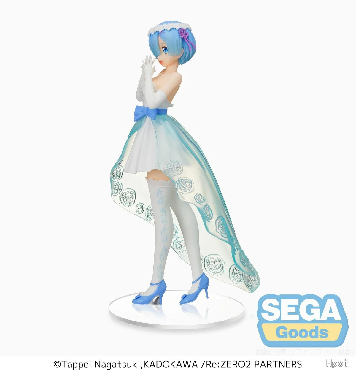 Anime Rem Figure Wedding Dress Crystal Dress Dress Up Figure RE: Zero-Starting Life in Another World Model Toy Action Figure