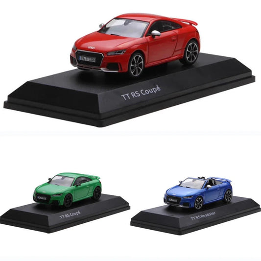 Original 1:43 Scale Audi TT Rs 3 Coupe/Roadster Alloy Car Model Static Collection Decorated Holiday Gifts Toys