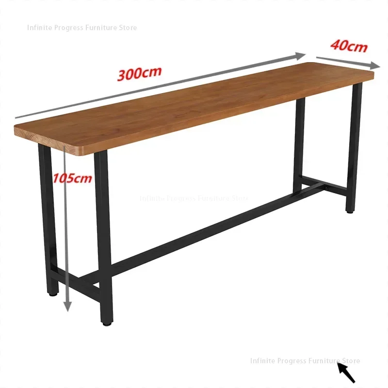 Bistro High Bar Tables Restaurant Home Coffee Alcohol Bar Table Cocktail Counter Reception Desk Furniture Muebles De Cocina FYBT