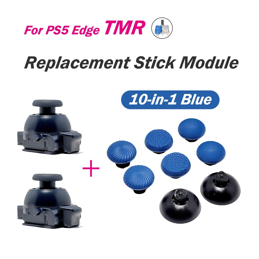 Replacement Stick Module for PS5 Edge Controller TMR Joystick Adjustable Tension Module 3D Analog ThumbStick Anti-Drift Durable