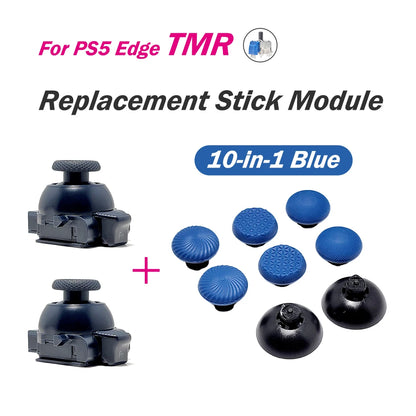 Replacement Stick Module for PS5 Edge Controller TMR Joystick Adjustable Tension Module 3D Analog ThumbStick Anti-Drift Durable