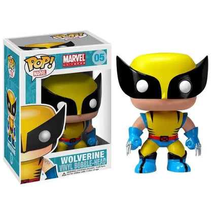 Funko POP The Avengers Tony Stark 225 Black Widow 454 Iron Man 304 Thanos Black Panther Thor Spiderman Figure Model Toy Kid Gift