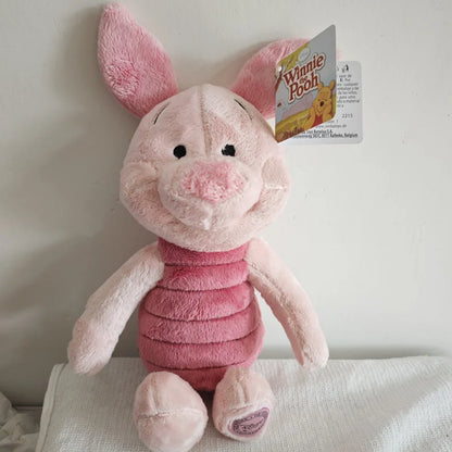 38cm Original Pooh Bear Friend Piglet Pig Cartoon Animal Stuffed Plush Doll Toys Birthday Gift