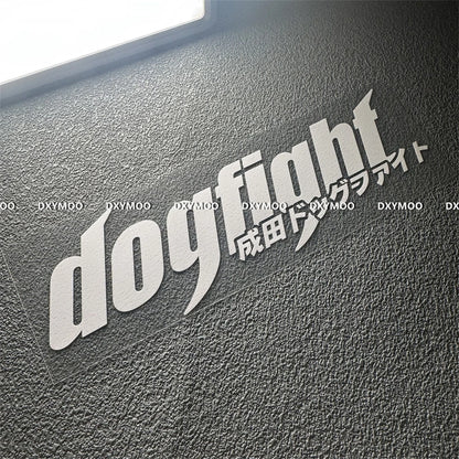 Car Sticker Vinyl for Drift Dogfight Japanese Modified Decal Motor Auto Engine Hood Window Tail Body Graphic