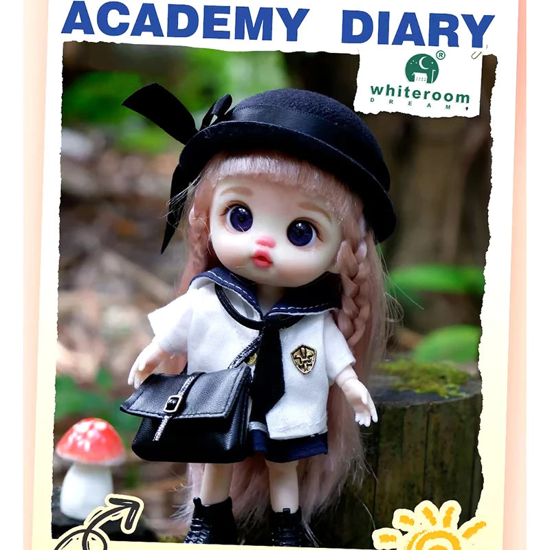 bjd doll Dolls for girls Labbu doll pocket mini blyth girl Doll Barbi cry Baby Rainbow Ball jointed doll Mobile phone Decoration