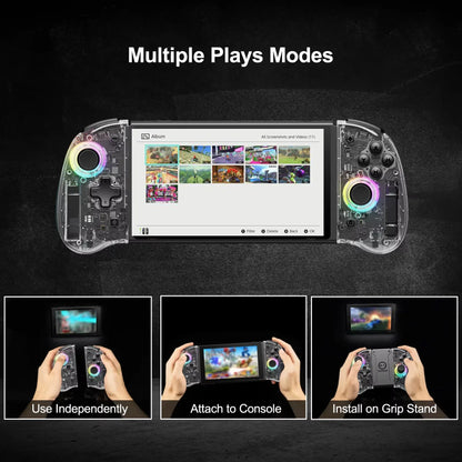 LinYuvo Meteor Light Wireless Controller KS37B  for Switch/OLED with Programmable/Motion Control/Dual Vibration/Turbo Function