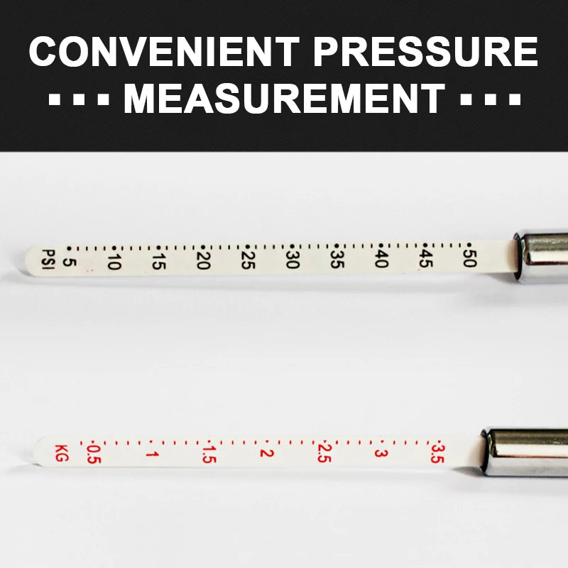 SEAMETAL Car Vehicle Motor Tire Pressure Pen Detector Air Pressure 5-50PSI Mini Test Meter Gauge Pen Quick Check Tire Pressure