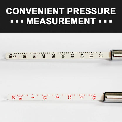 SEAMETAL Car Vehicle Motor Tire Pressure Pen Detector Air Pressure 5-50PSI Mini Test Meter Gauge Pen Quick Check Tire Pressure